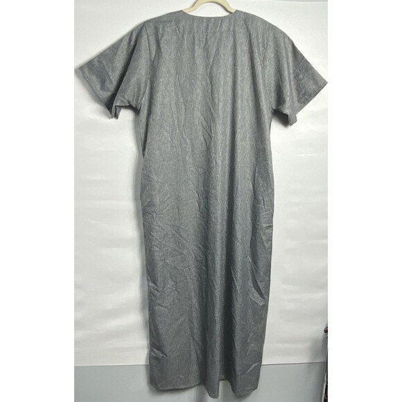 Men GREY short sleeve thobe/jubba/kandorah.dishdash.sizes 60 - Picture 2 of 3